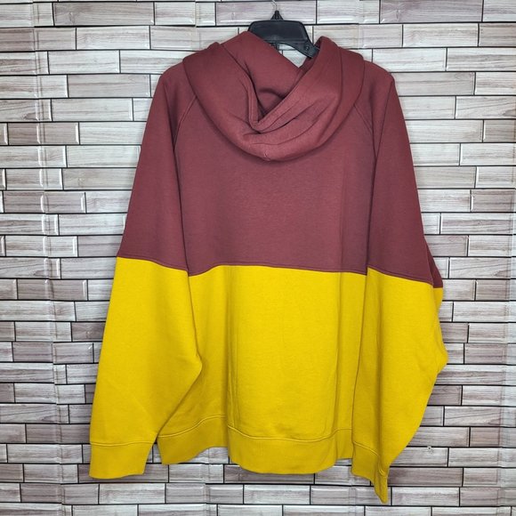 NWT Levi's Men's Hoodie - Gold & Maroon -Relaxed‎ Fit - XXL Long Sleeve Pullover - Picture 6 of 16